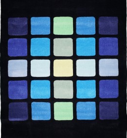 Акриловый ковер FANTASIA 90819, Black/Blue